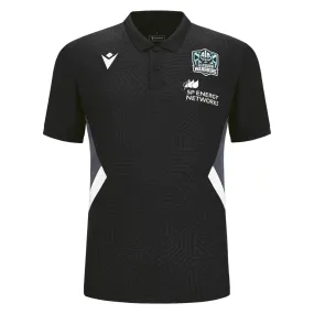 2023-2024 Glasgow Warriors Travel Player Polo Shirt (Black)