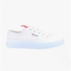 2630 STRIPE RAINBOW Ladies Trainers White/Rainbow