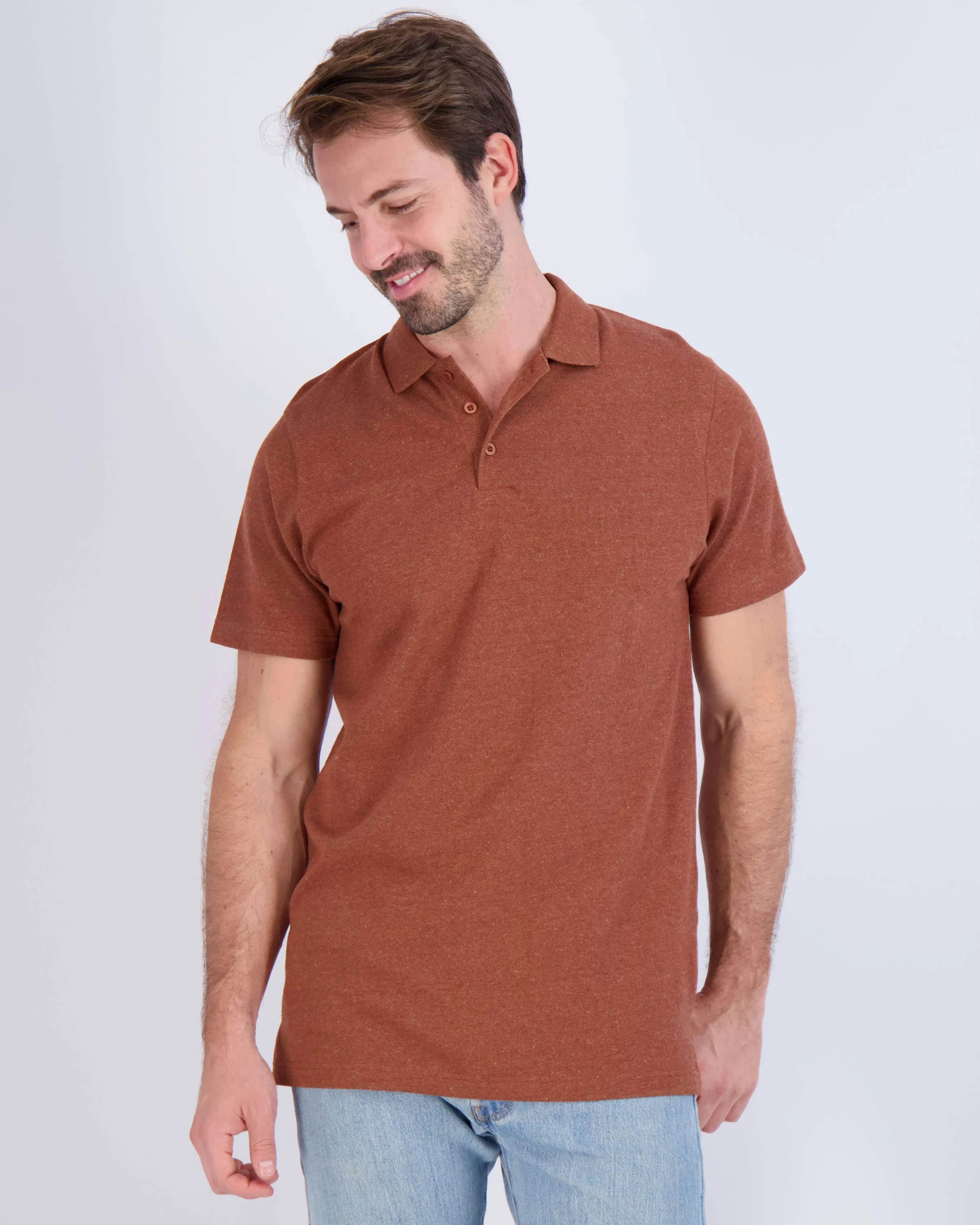 4 Pack: Men's Cotton Pique Short Sleeve Polo Shirt - Performance Polo (Available In Big & Tall)