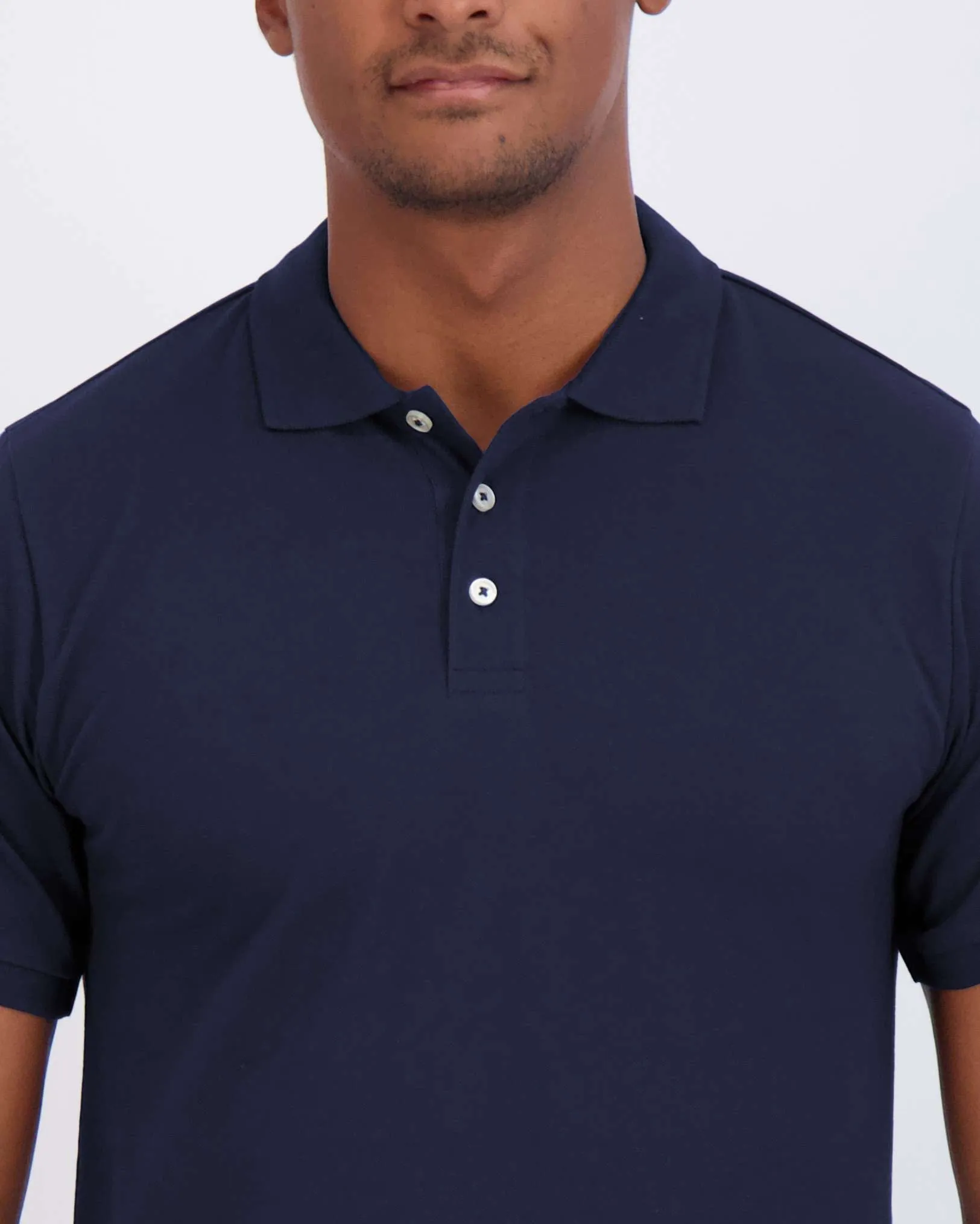 4 Pack: Men's Cotton Pique Short Sleeve Polo Shirt - Performance Polo (Available In Big & Tall)