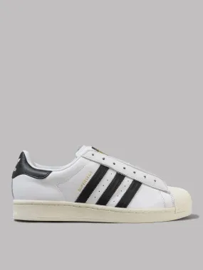 adidas Superstar Laceless Courtside (Ftwr White / Core Black / Gold Met)