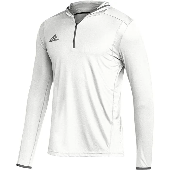 Adidas Team Issue Hooded Long Sleeve T-Shirt: HG49