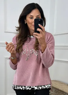 Aine Pink Perfectly Imperfect Top