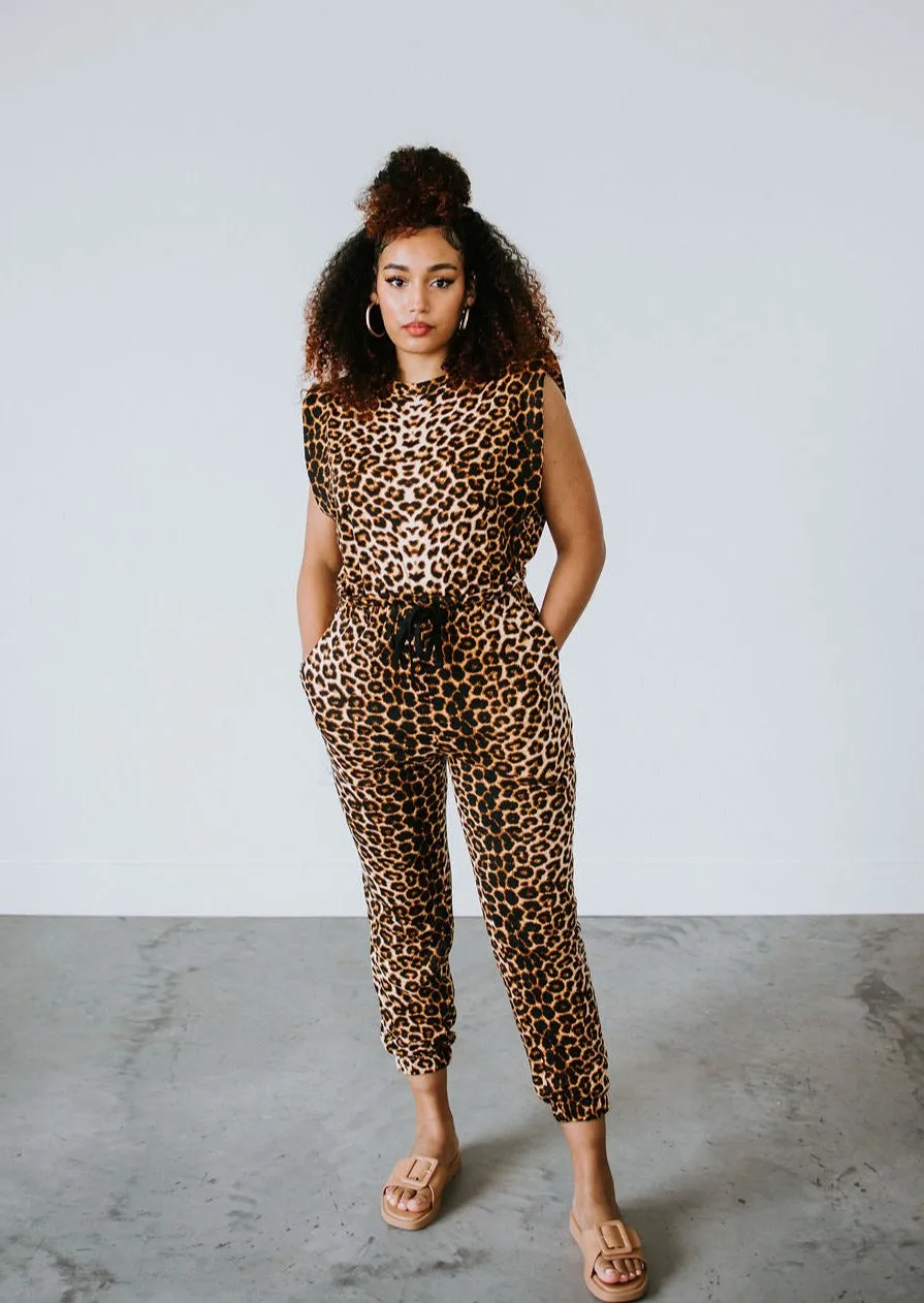 Animal Attitude Leopard Jumpsuit