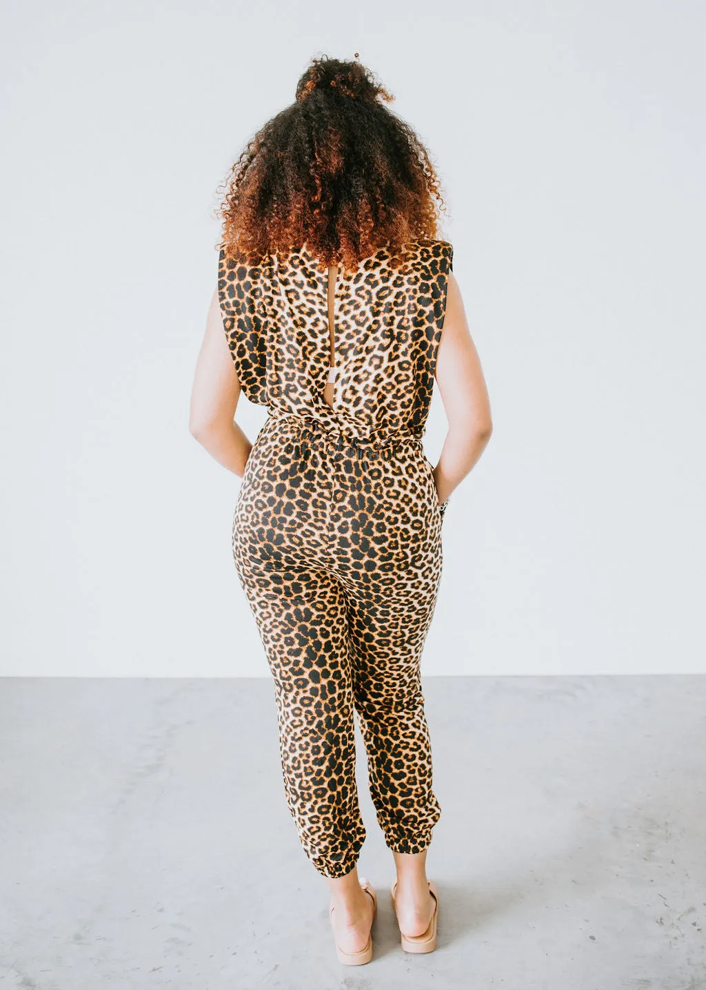 Animal Attitude Leopard Jumpsuit