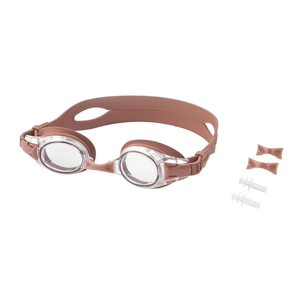 Anti UV   Fog Swim Goggles - Heather Rose