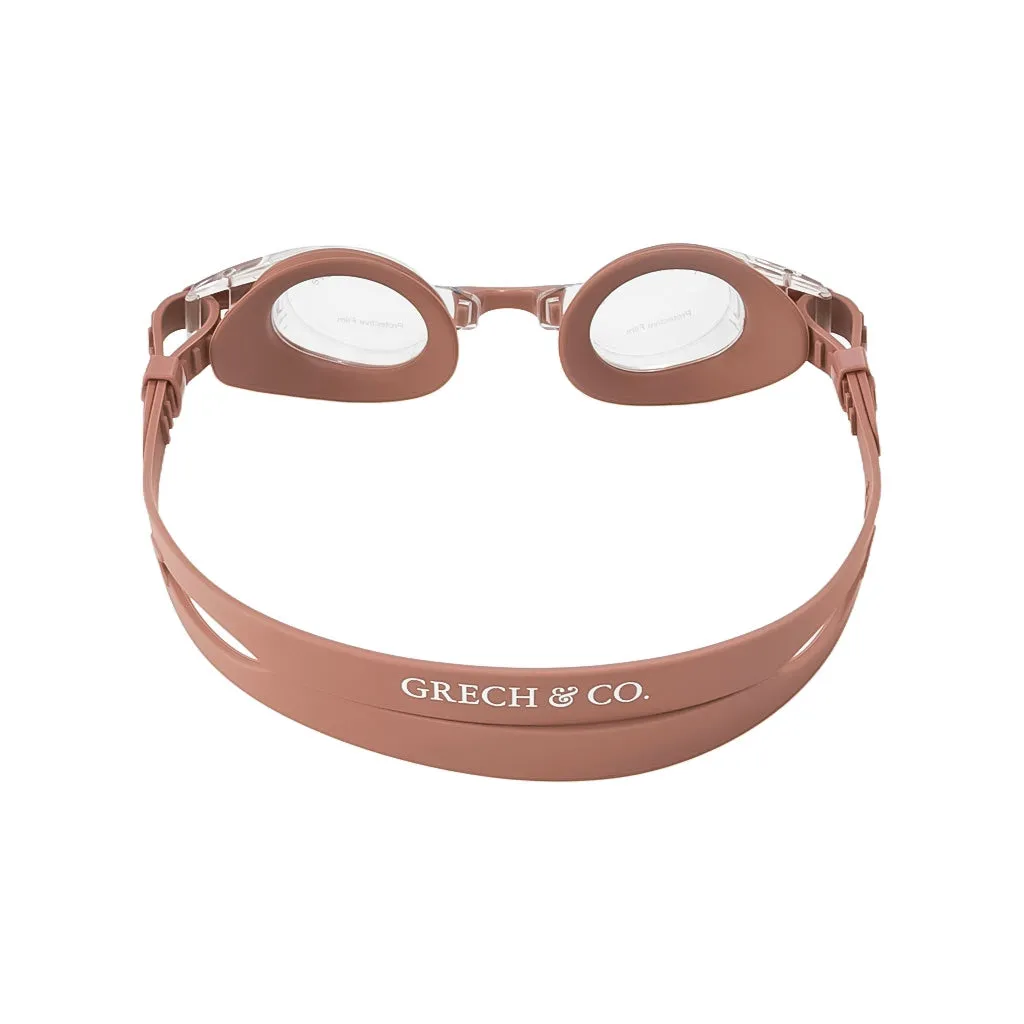 Anti UV   Fog Swim Goggles - Heather Rose