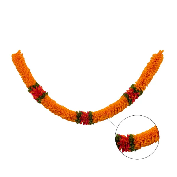 Artificial Flower Garland  - Dosa Fold |  Artificial Mala/ Flower Toran for Door/ Assorted Colour & Design