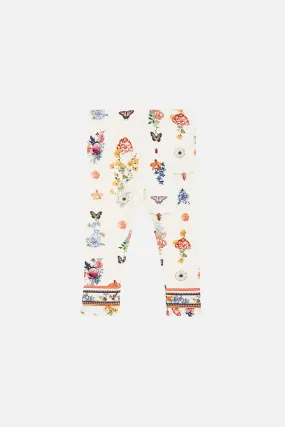 BABIES LEGGINGS WITH FRILLS QUEENS BEE HIVE