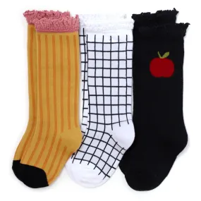 Back To School Knee High Sock 3-Pack