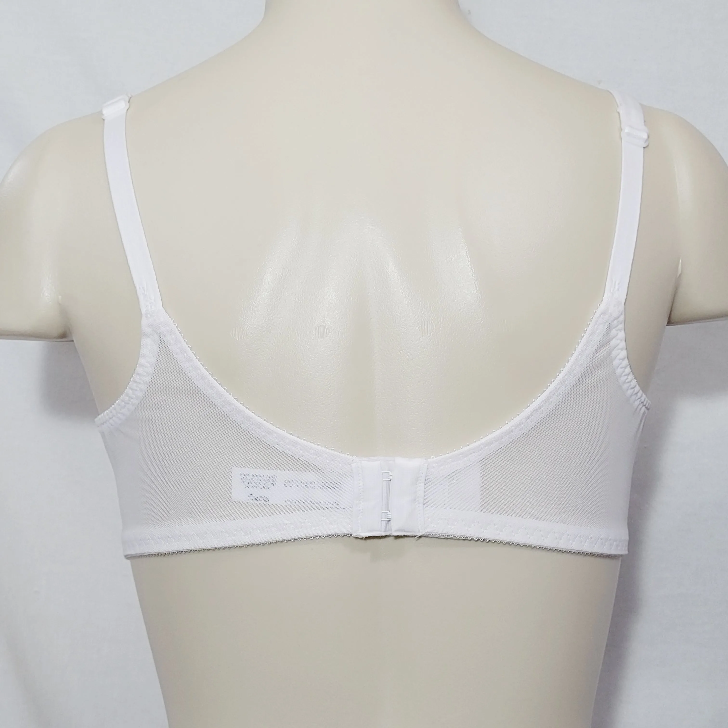 Bali 180 0180 Flower Underwire Bra 40C White NEW WITH TAGS