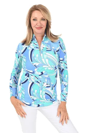 Blue St. Barths UPF50  Sun Shirt