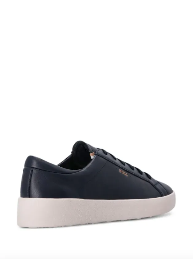 BOSS lace-up leather sneakers