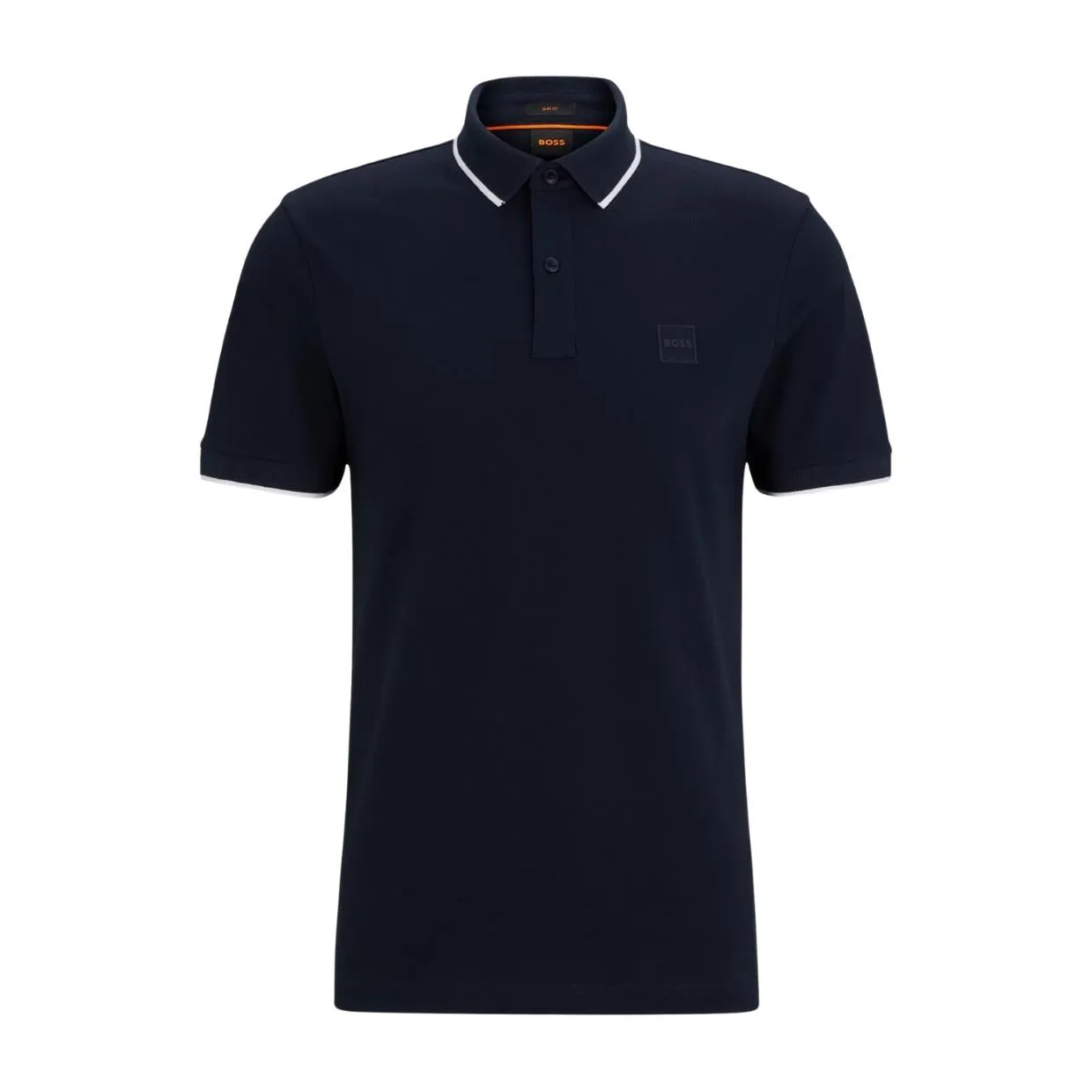 BOSS Passertip Slim Navy Polo Shirt