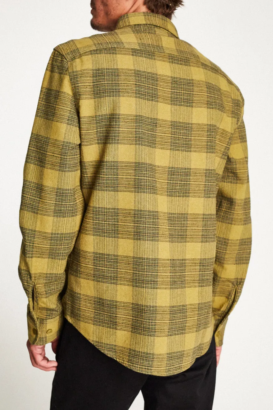 Bowery L/S Flannel - Avocado