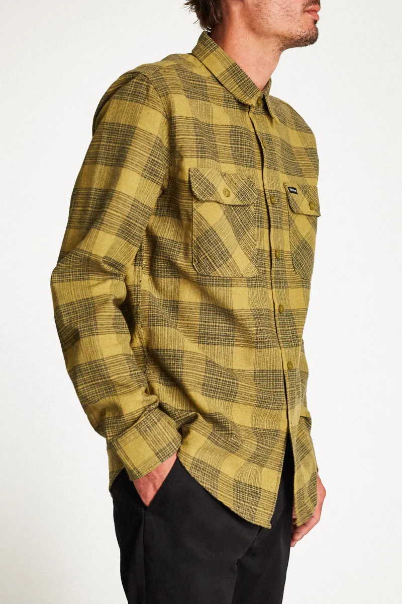 Bowery L/S Flannel - Avocado