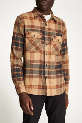 Bowery L/S Flannel - Cream/Copper