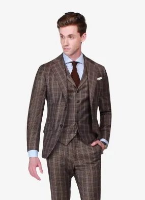 Brown Check Suit