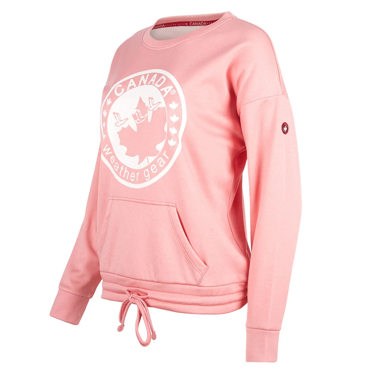 Canada Weather Gear Women's Logo Drawstring Sweater