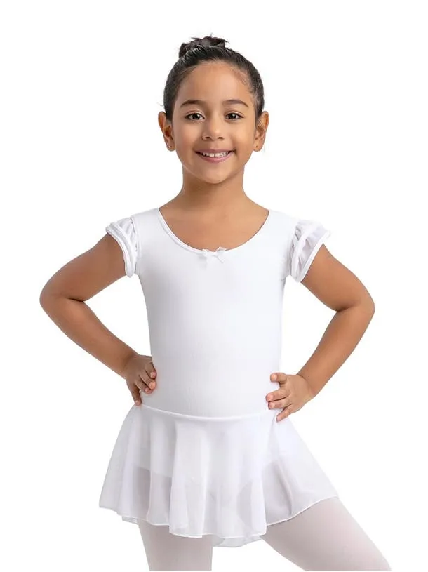 Capezio Flutter Puff Sleeve Dress - Children'S Collection 11882C