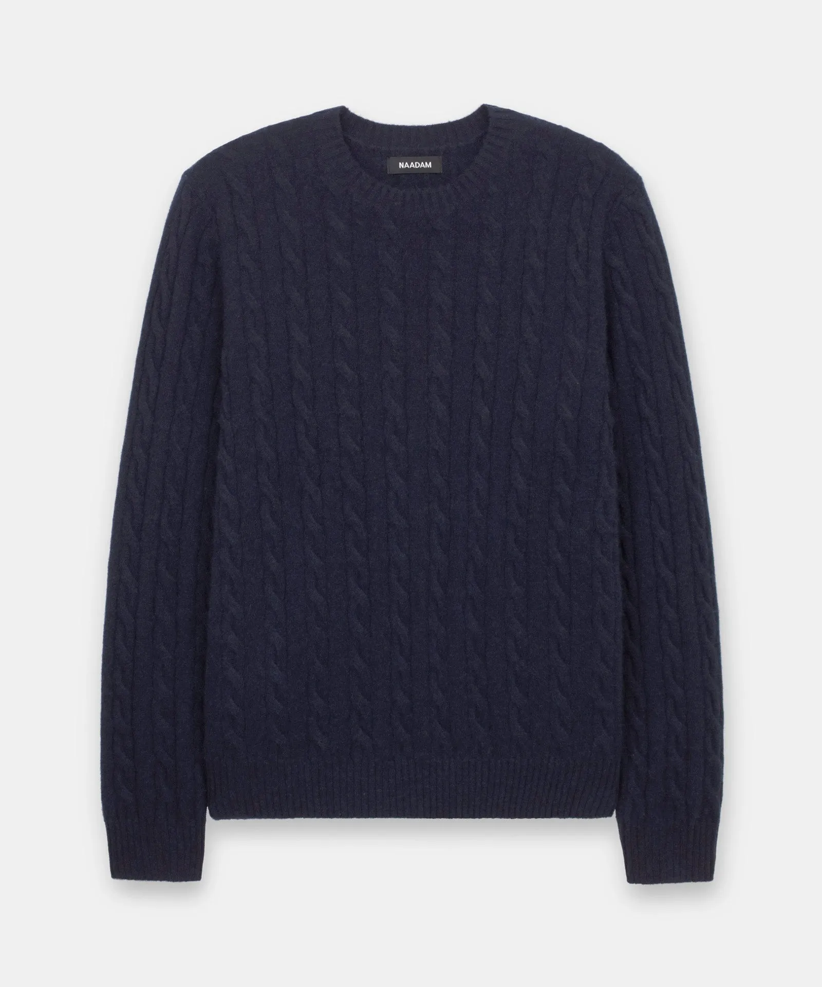 Cashmere Cable Knit Crewneck