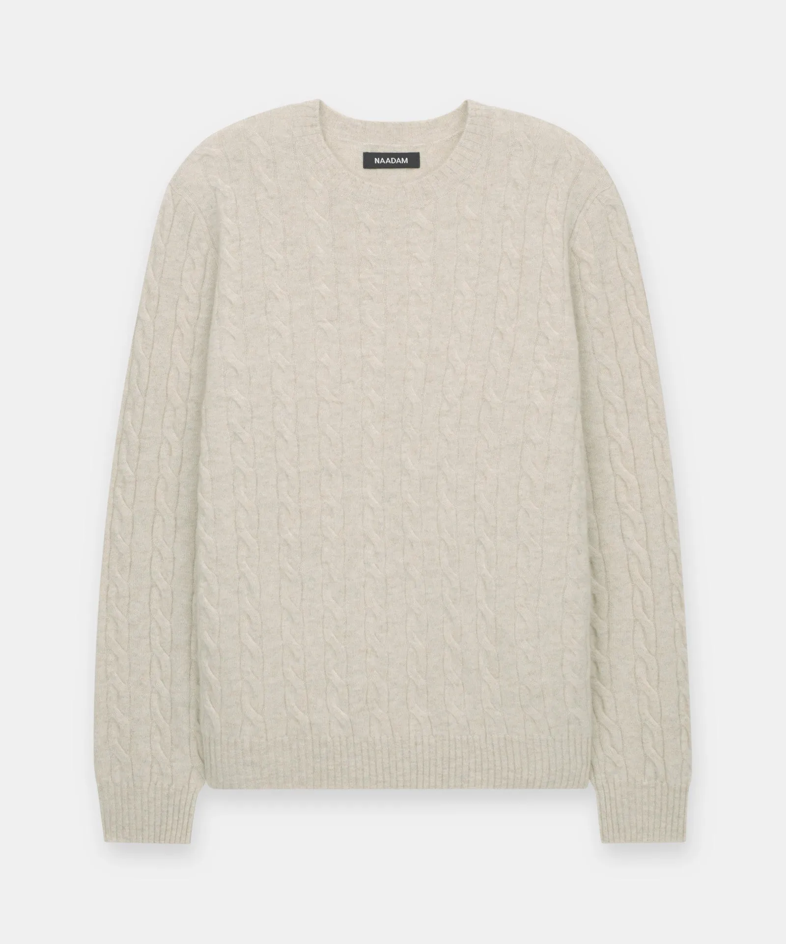 Cashmere Cable Knit Crewneck