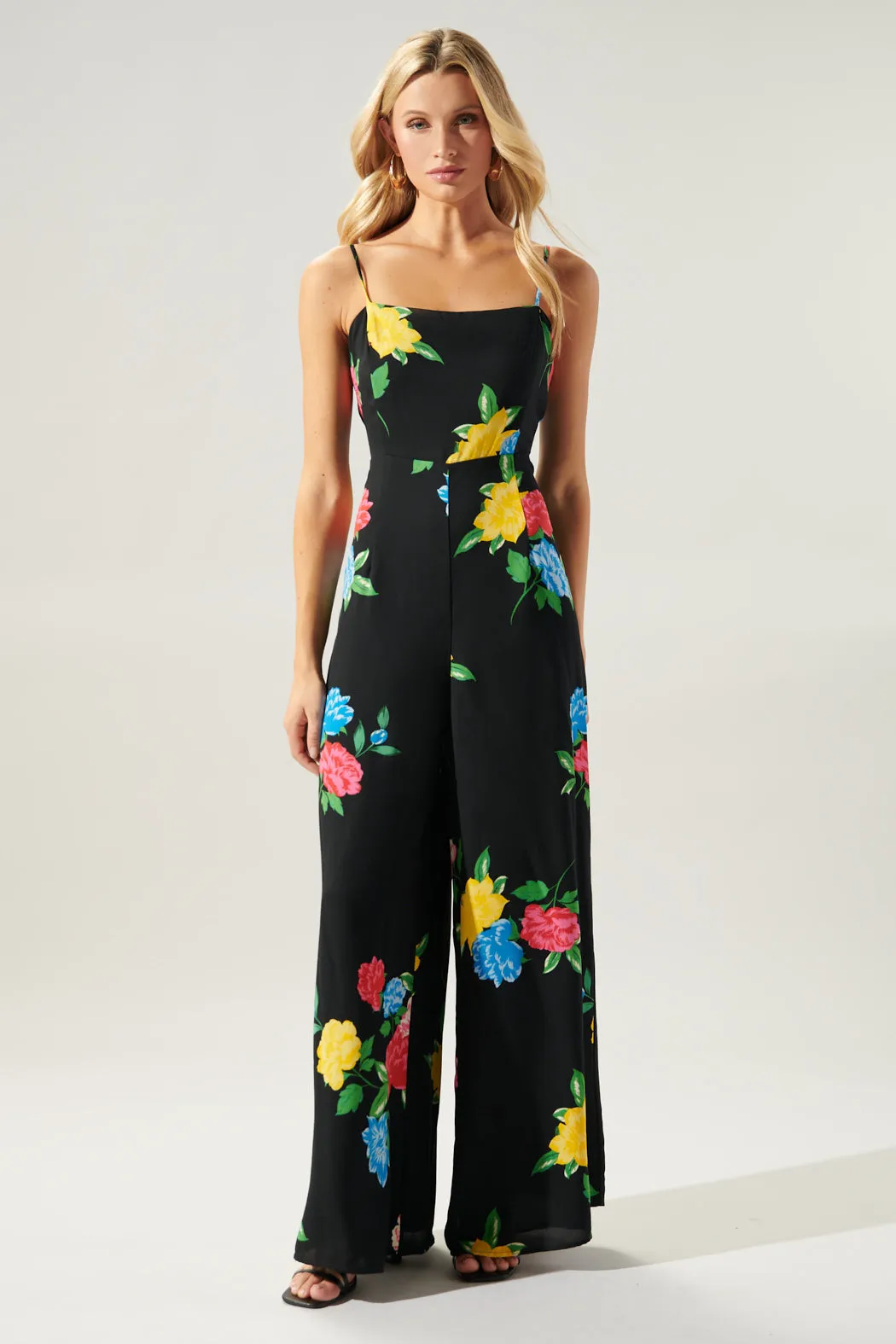 Cheyenne Floral Wide Leg Jumpsuit