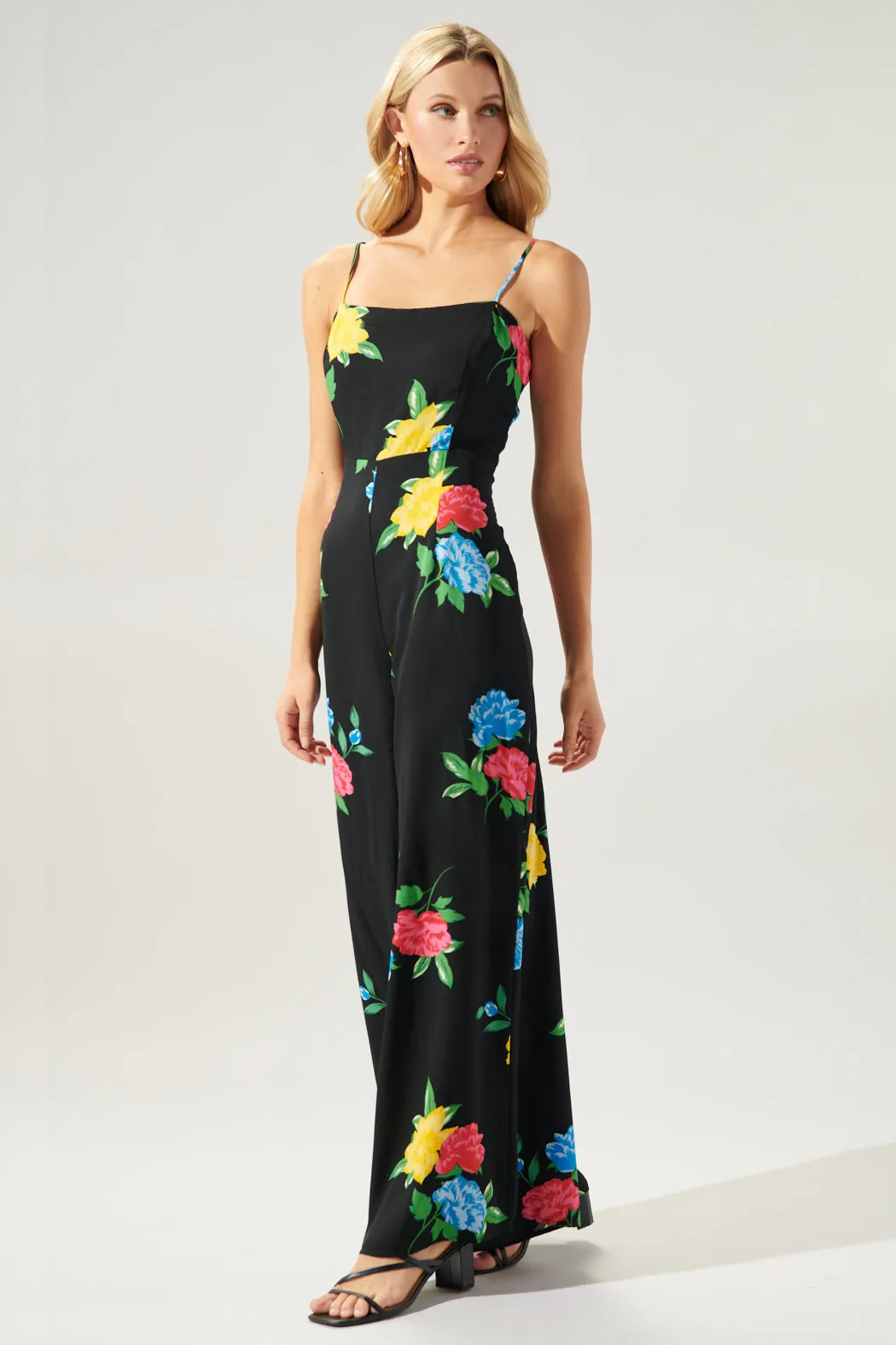 Cheyenne Floral Wide Leg Jumpsuit