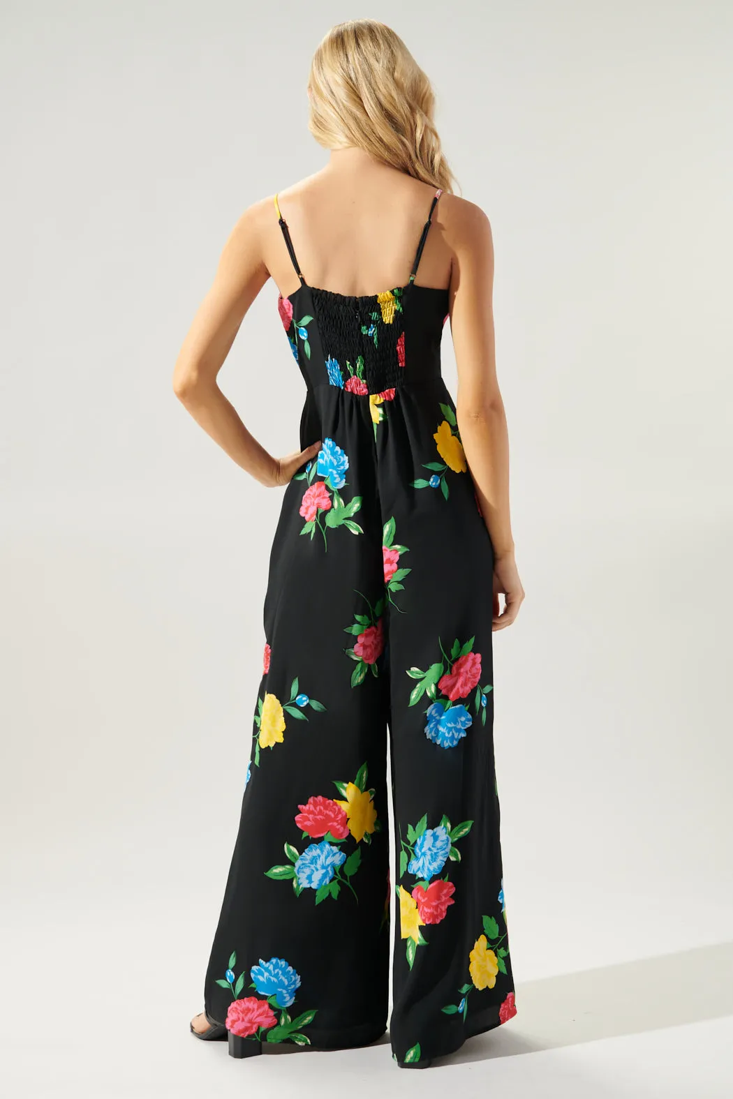 Cheyenne Floral Wide Leg Jumpsuit