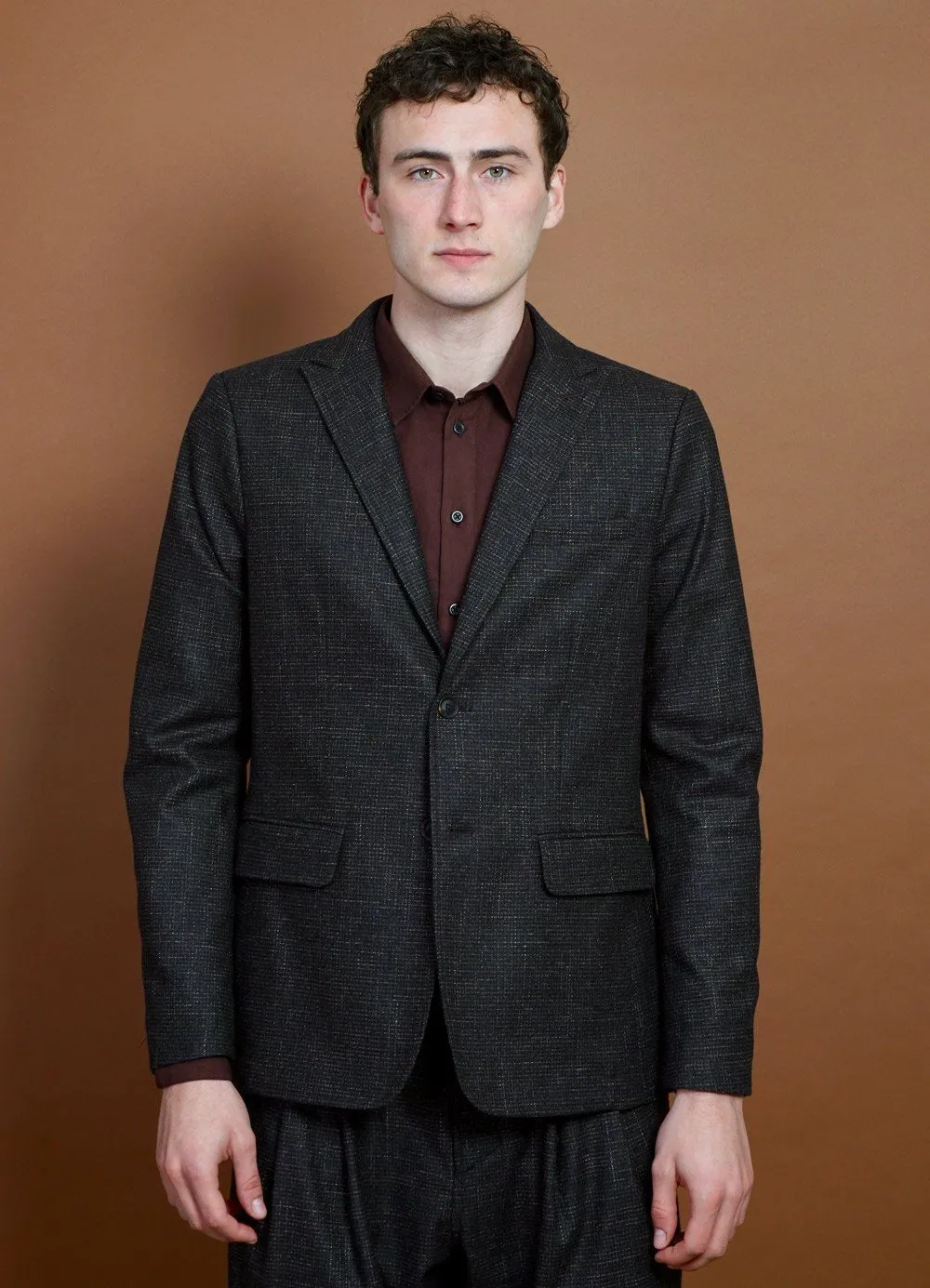 CHRISTOFFER | Classic Two Button Blazer | Macchiato