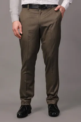 Cinnamon Textured Stretch Trousers