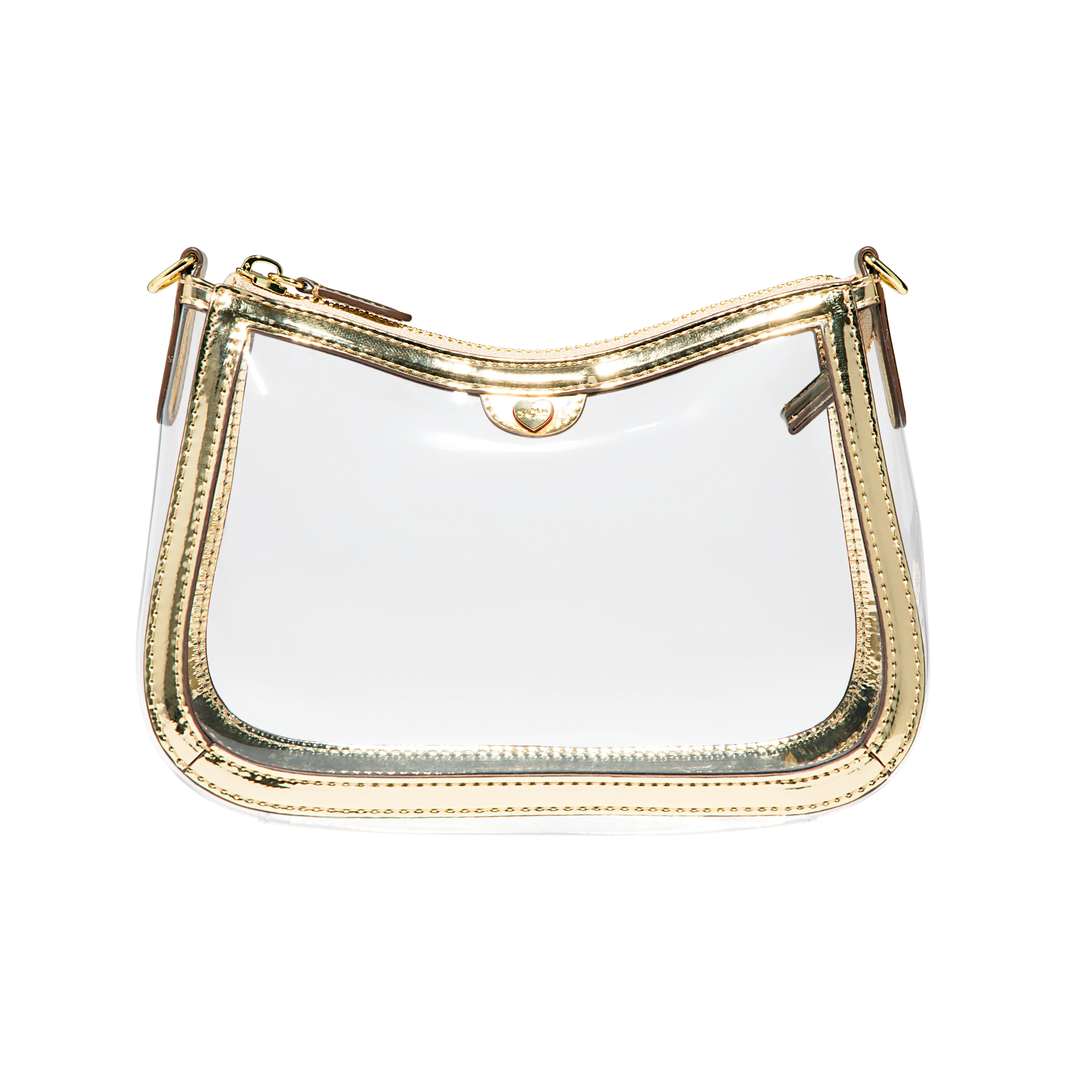 Clear Curved Crossbody Bag