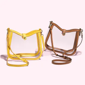 Clear Snap Crossbody Bag