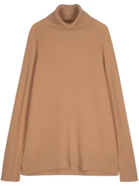 COLLO ALTO ROLL-NECK RIBBED JUMPER