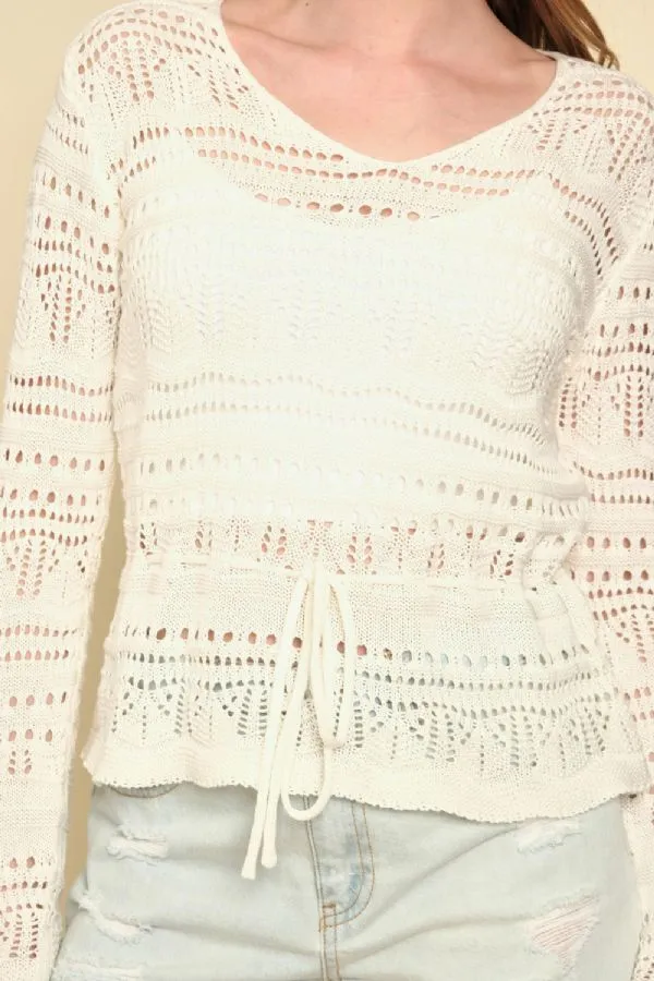 Crochet Sweater Top