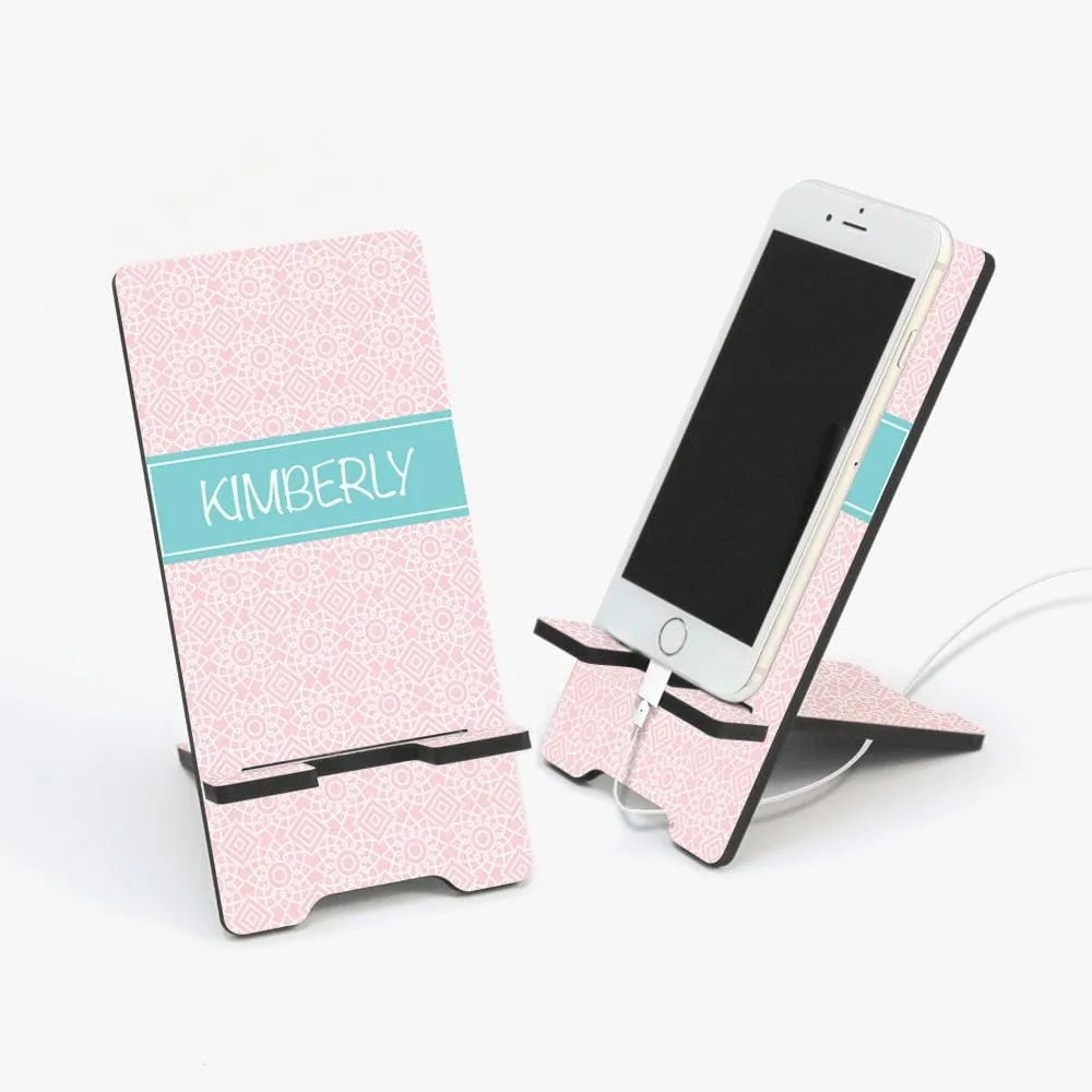 Custom Designs Personalized Cell Phone Stand for Her | Personalized Gift for Woman