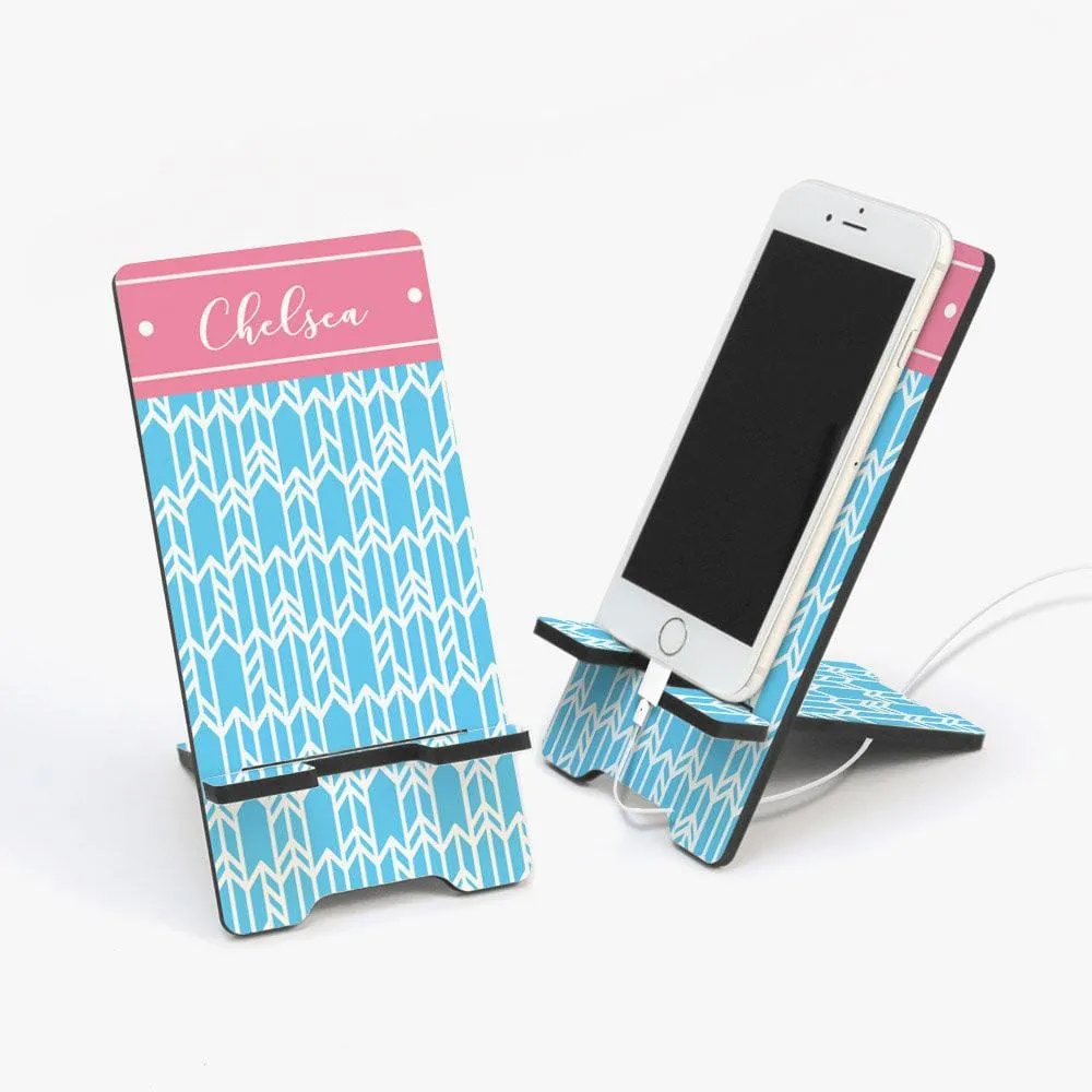 Custom Designs Personalized Cell Phone Stand for Her | Personalized Gift for Woman