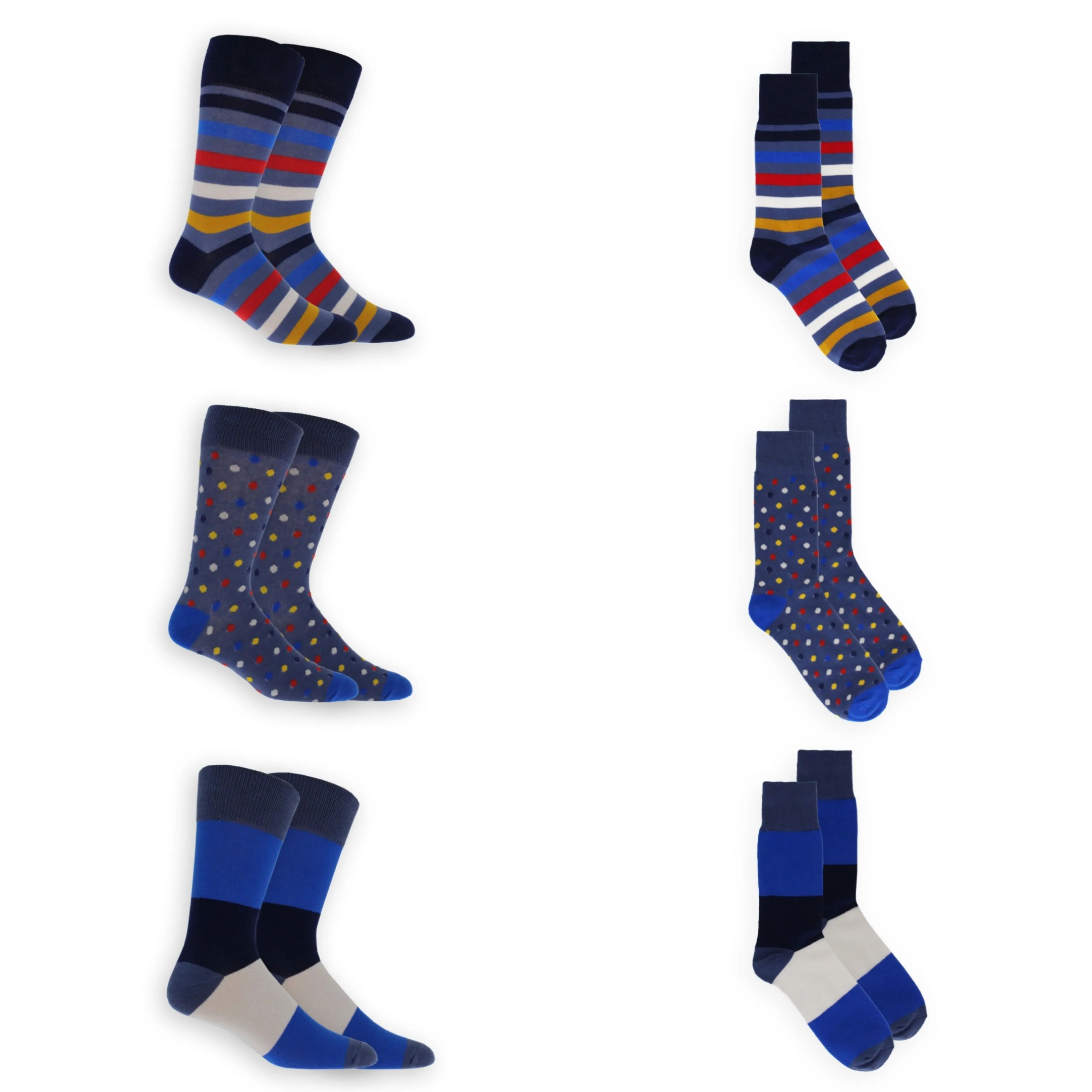 D&CO Dress Socks - Cotton Blend - 3 PK