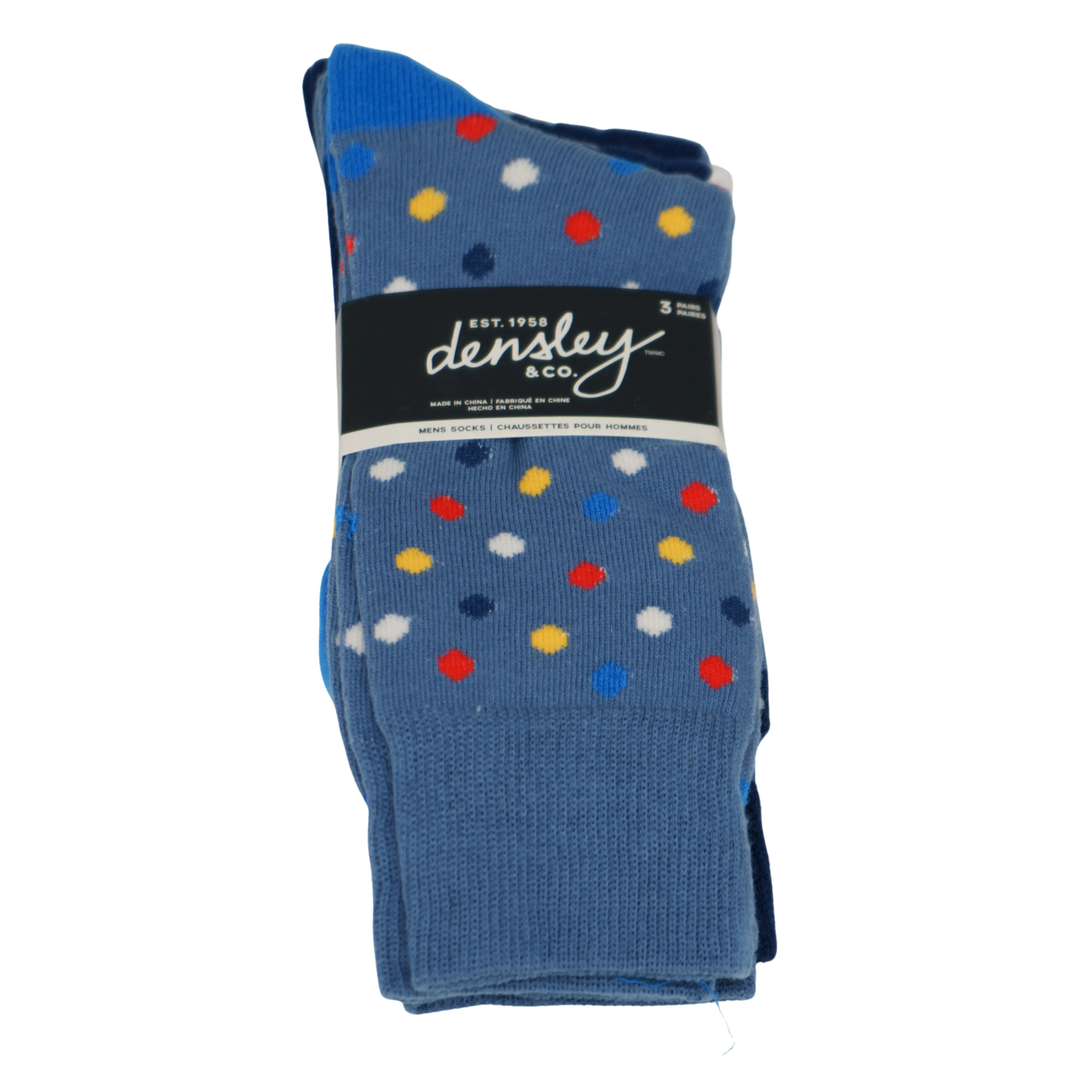 D&CO Dress Socks - Cotton Blend - 3 PK