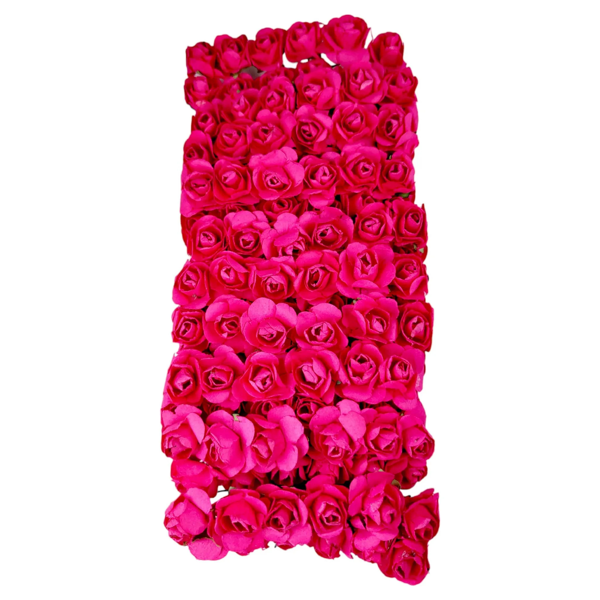 Decorative Artificial Landora Rose Paper Flower for Decor, Craft Or Textile, 144Pcs -Design 27