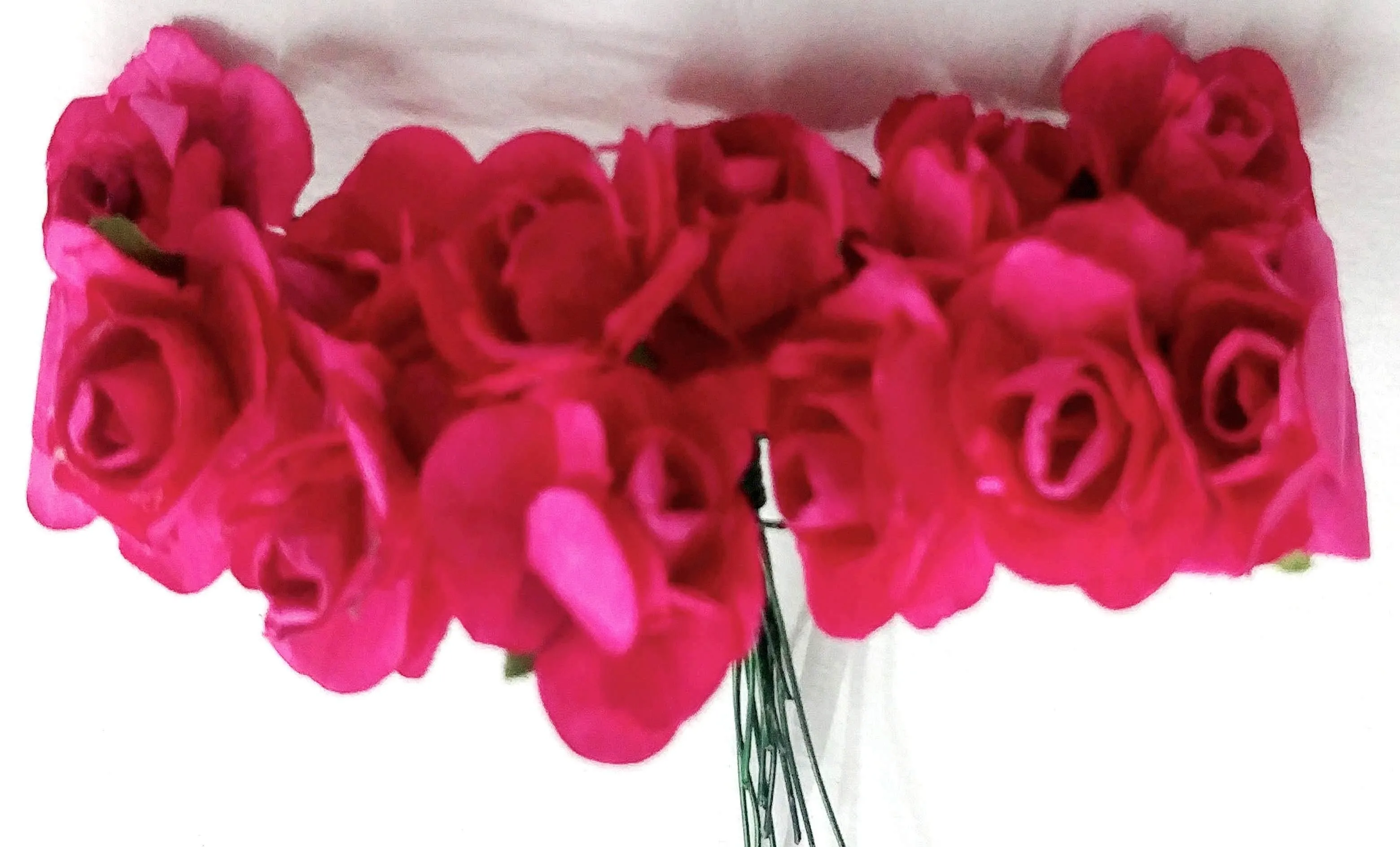 Decorative Artificial Landora Rose Paper Flower for Decor, Craft Or Textile, 144Pcs -Design 27