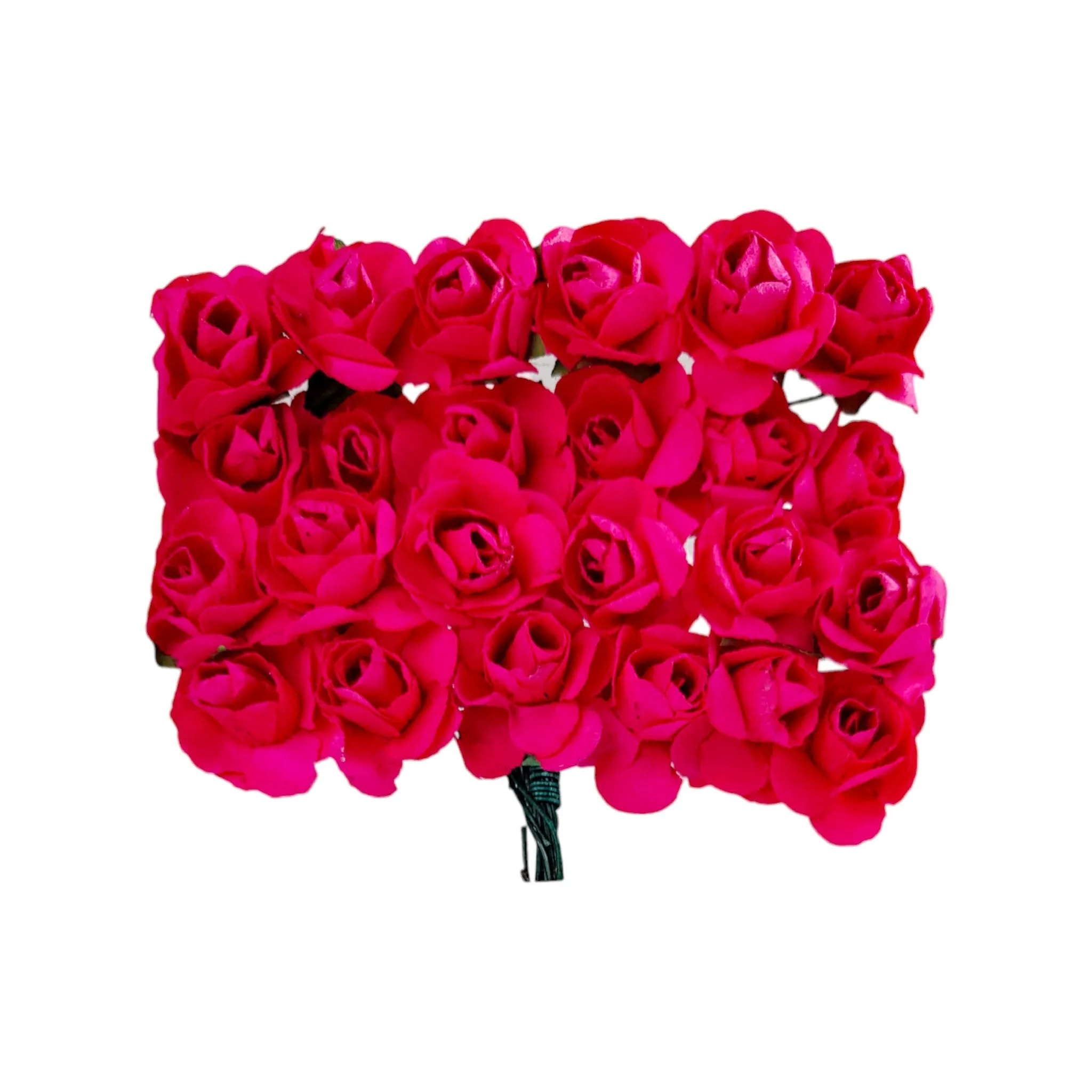 Decorative Artificial Landora Rose Paper Flower for Decor, Craft Or Textile, 144Pcs -Design 27