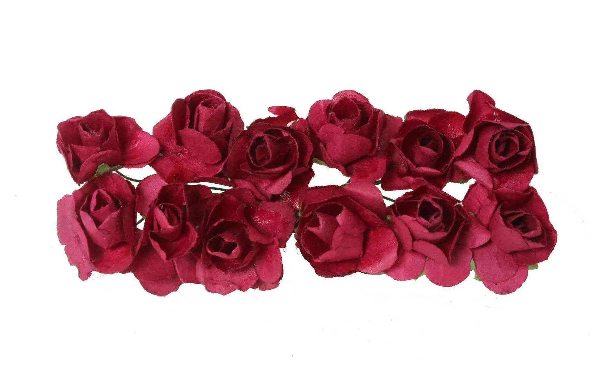 Decorative Artificial Landora Rose Paper Flower for Decor, Craft Or Textile, 144Pcs -Design 27