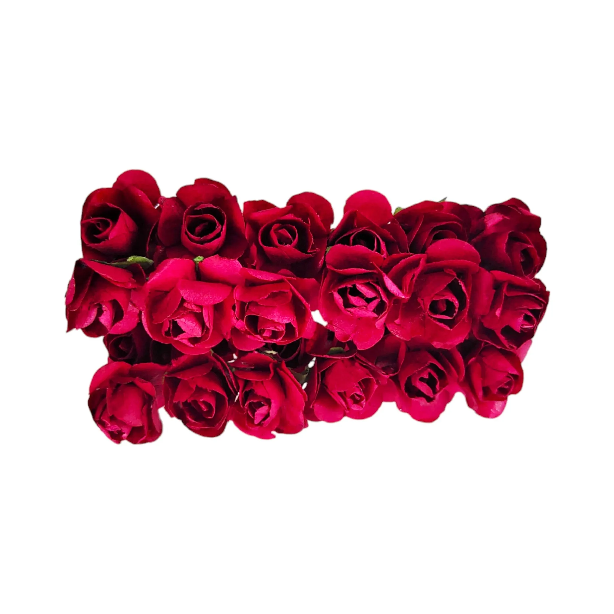 Decorative Artificial Landora Rose Paper Flower for Decor, Craft Or Textile, 144Pcs -Design 27