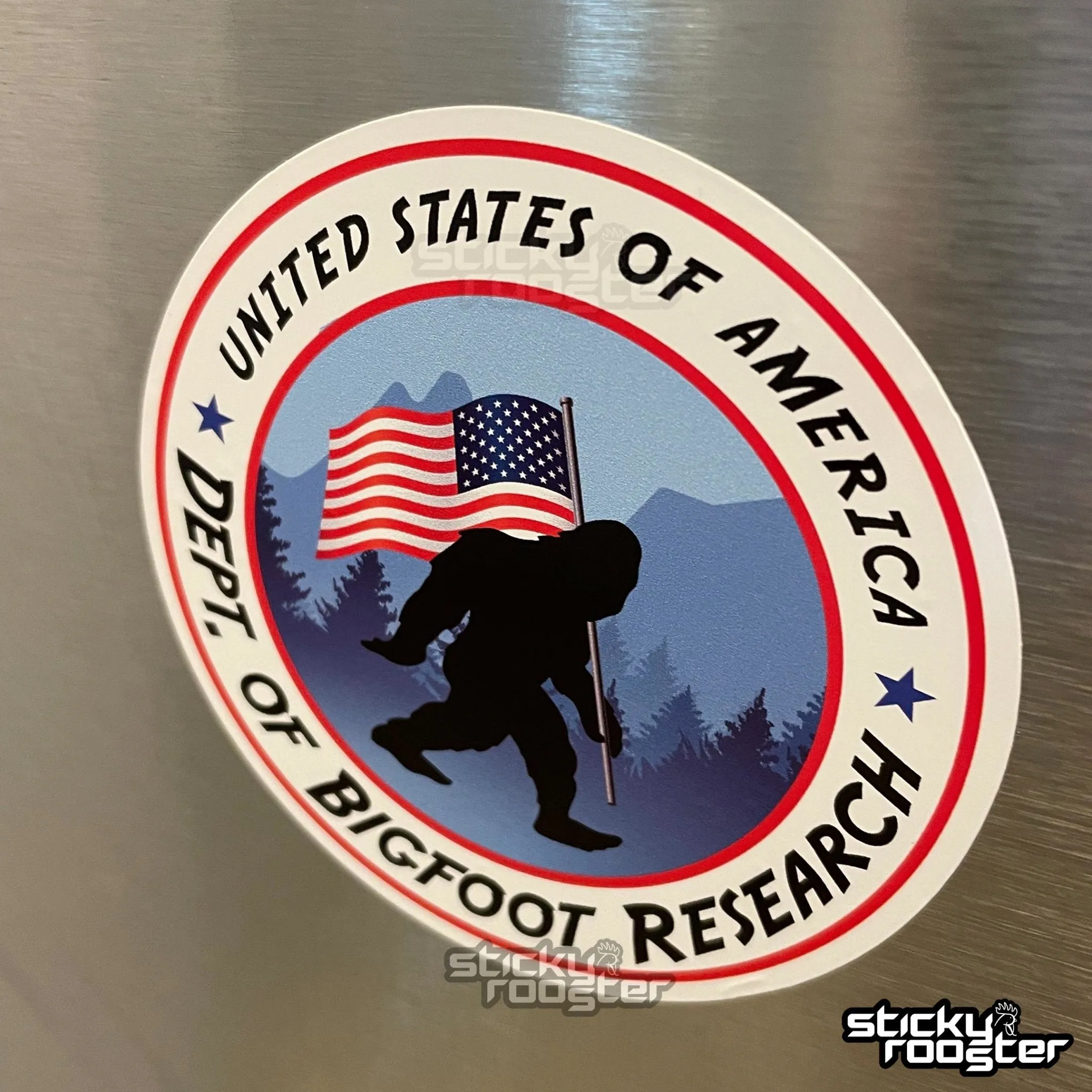 Dept of Bigfoot Research sticker