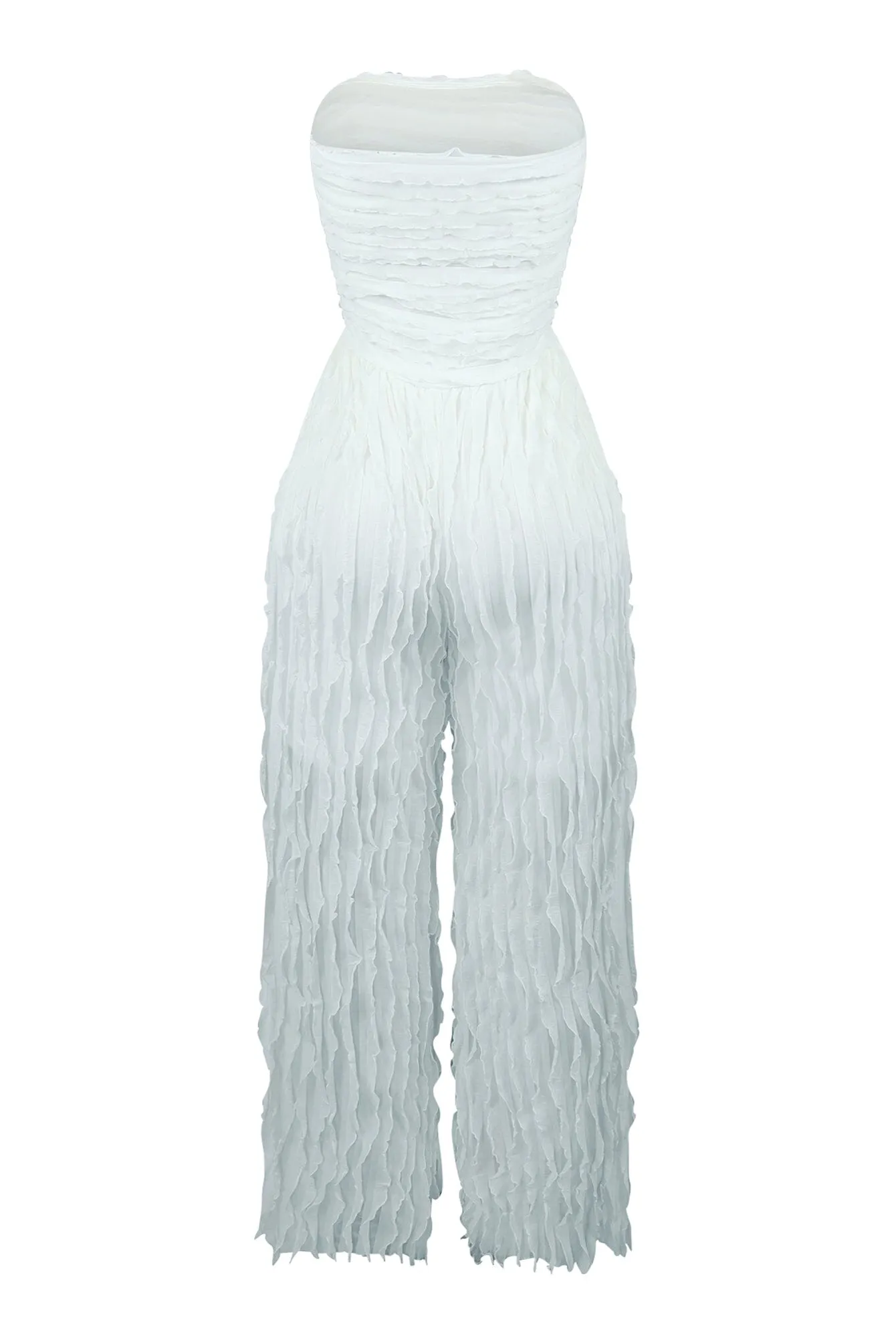 Do It Better Tube Ruffle Jumpsuit