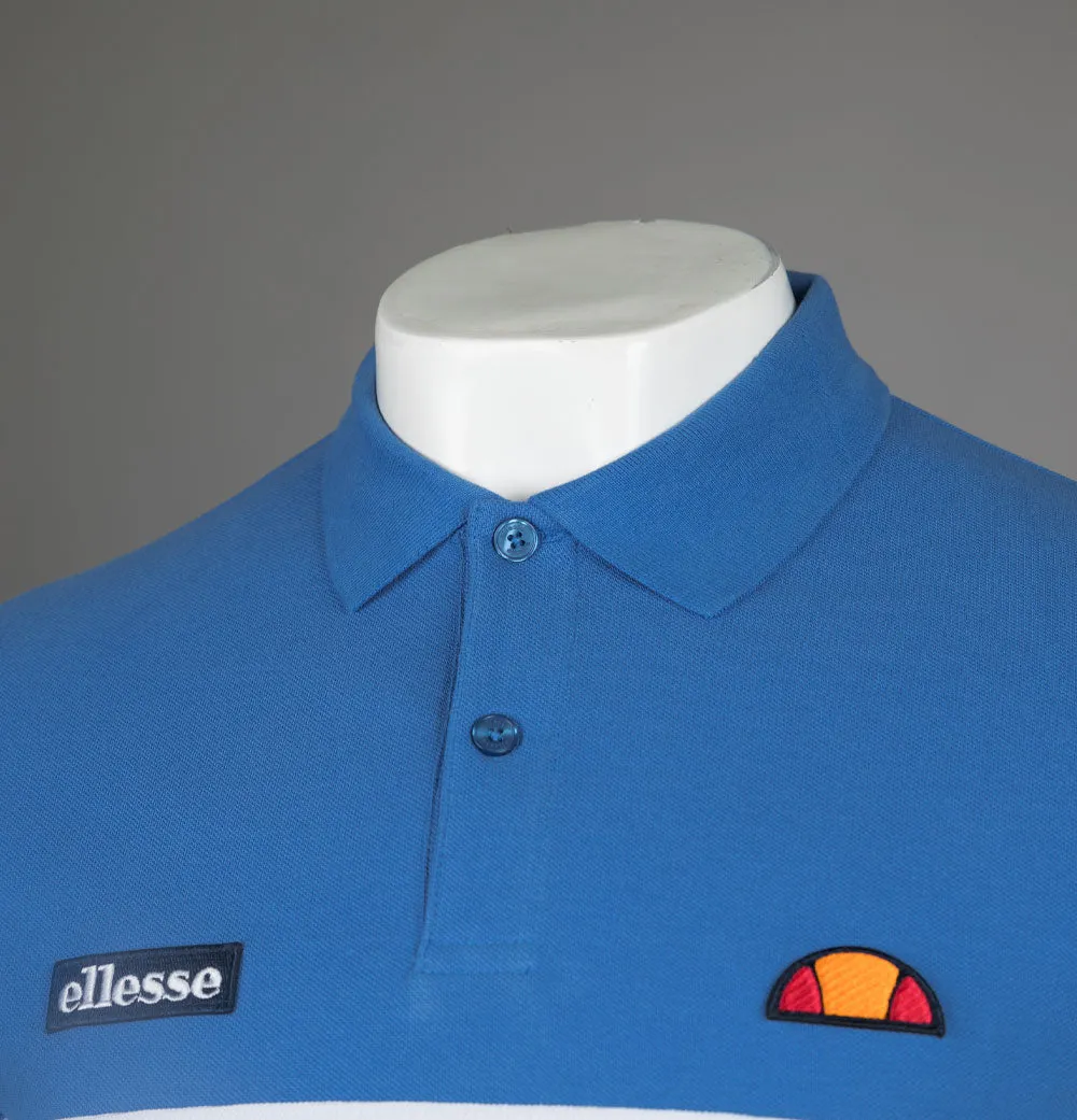 Ellesse Muccio Polo Shirt Blue/Navy/White