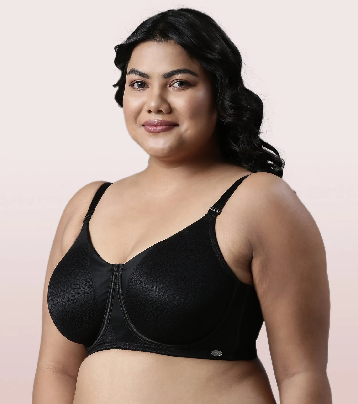 Enamor Body Transform F124 Smoothening Minimizer Bra for Women - Non Padded, Wired and Full Coverage