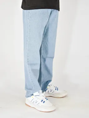 Es - Baggy Fit Denim - Acid Wash Blue - Jeans