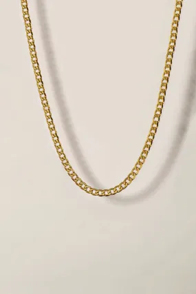 Essentials Curb Chain Necklace 4mm